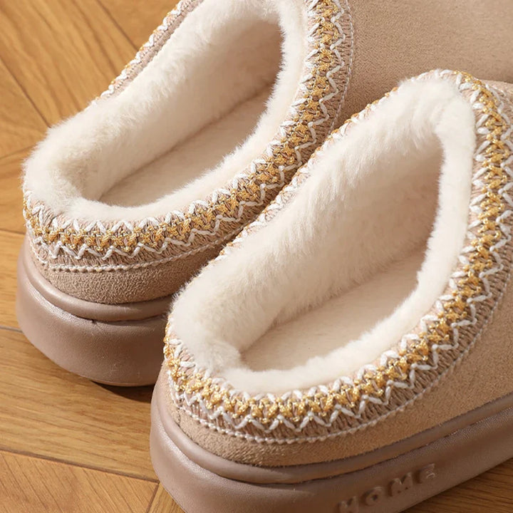 Fluffy Platform Slippers - Luxurise Fashion - 