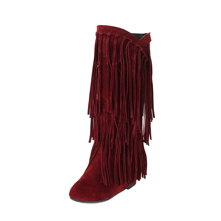 Botas Boho con Flecos 