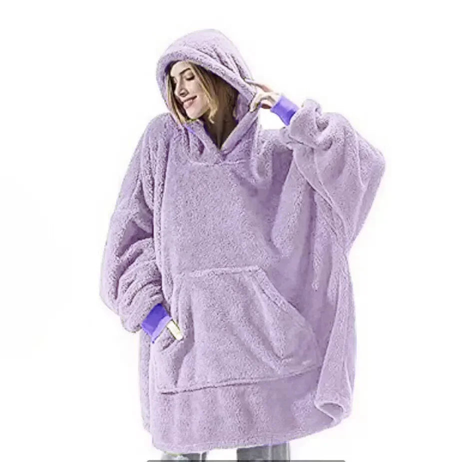 Blanket Fleece Hoodie - Luxurise Fashion - loungewear