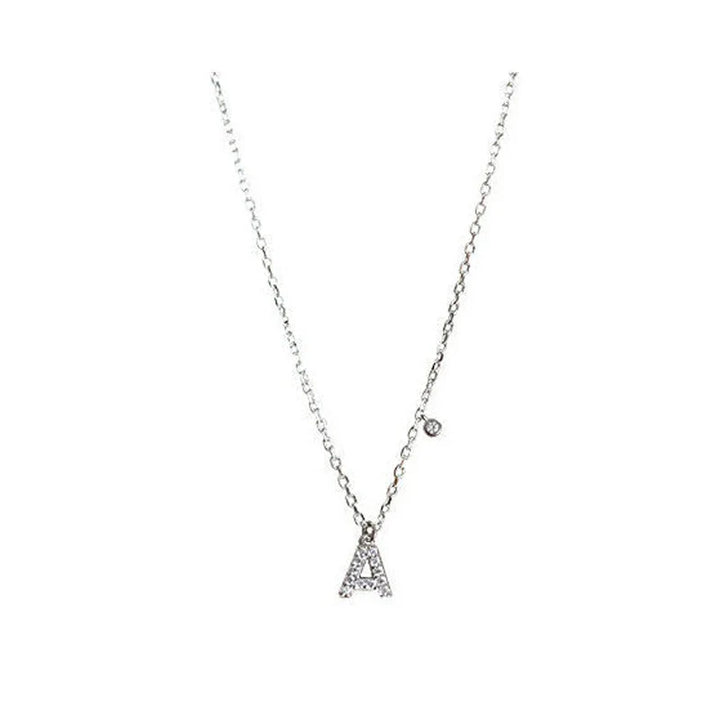 Initial Necklace Bling - Luxurise - initial-ketting - 