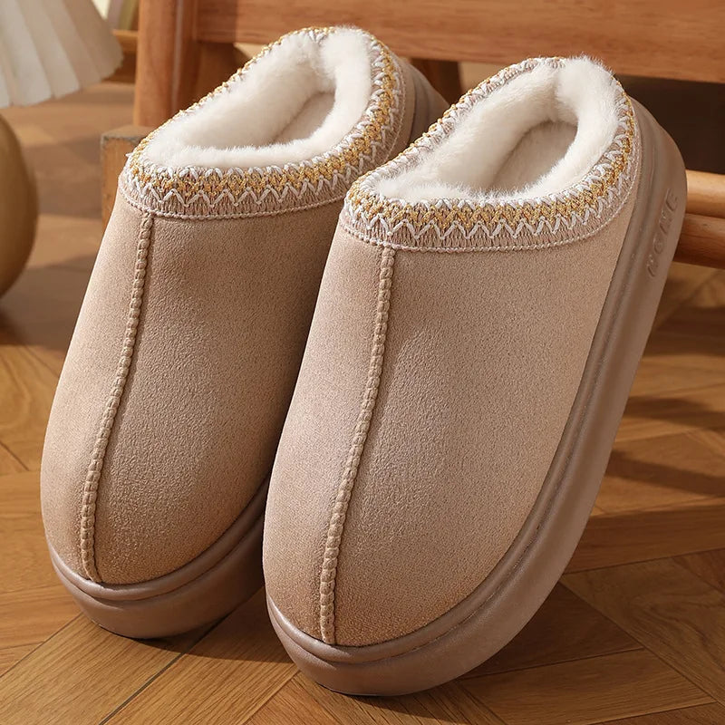 Fluffy Platform Slippers - Luxurise Fashion - 