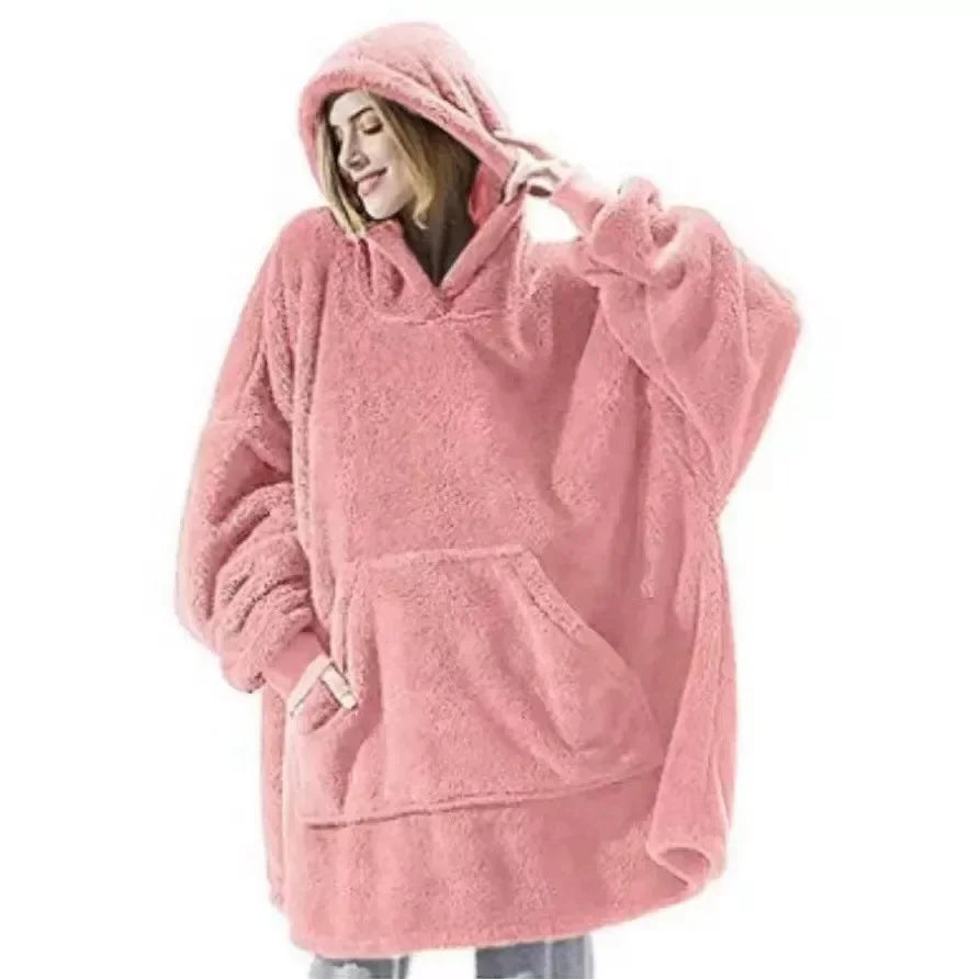 Blanket Fleece Hoodie - Luxurise Fashion - loungewear