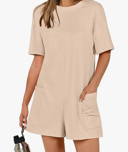 Sharon Oversized Shirt Romper - Luxurise Fashion - 