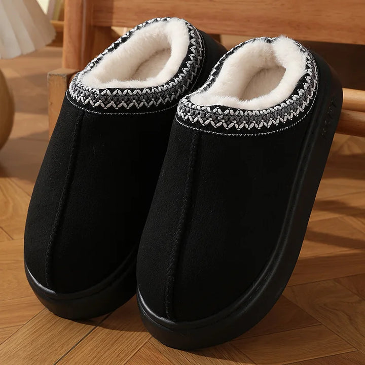 Fluffy Platform Slippers - Luxurise Fashion - 