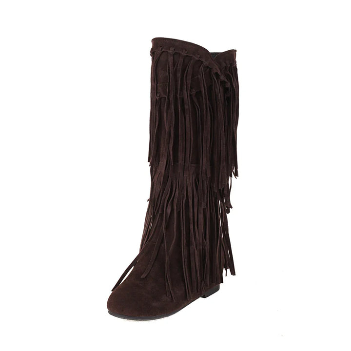 Botas Boho con Flecos 