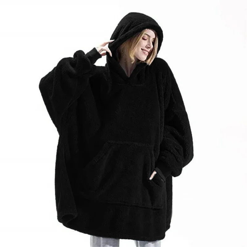 Blanket Fleece Hoodie - Luxurise - hoodies-fleece - loungewear