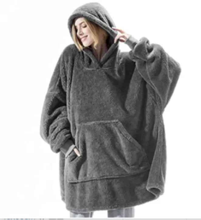 Blanket Fleece Hoodie - Luxurise Fashion - loungewear