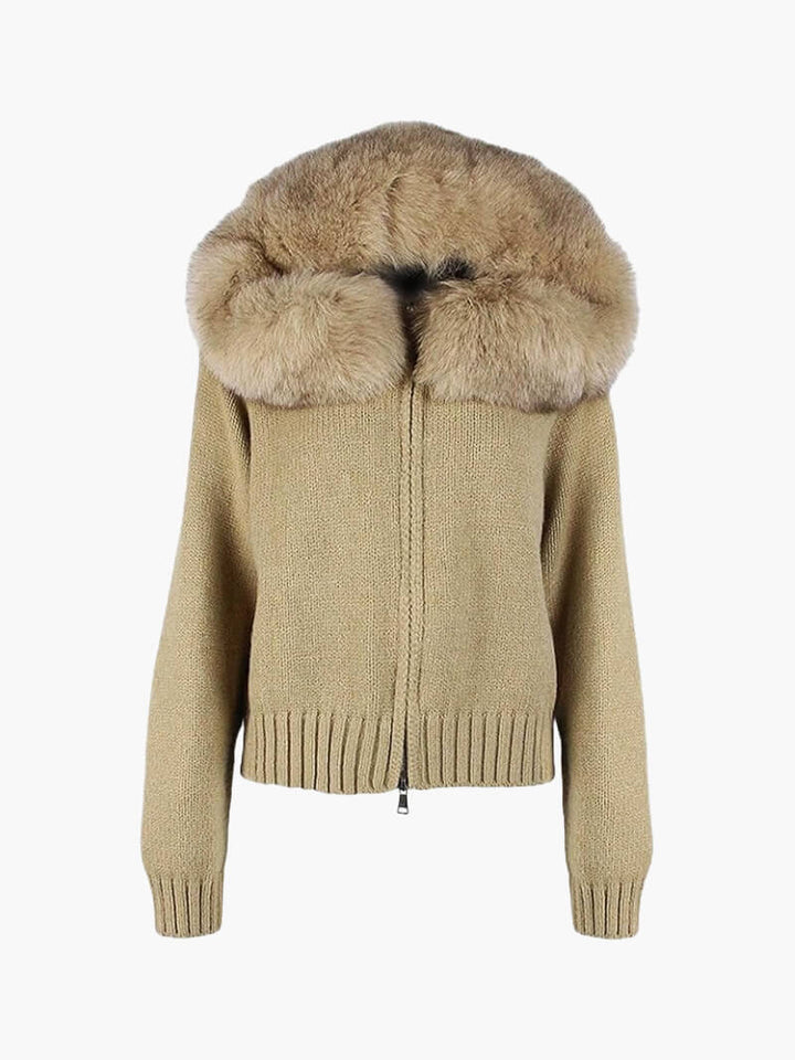 Alison Faux Fur Hoodie - Luxurise - alison-fuaxfur - 