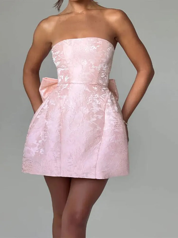 Strapless Bow 🎀 Dress - Luxurise Fashion - 