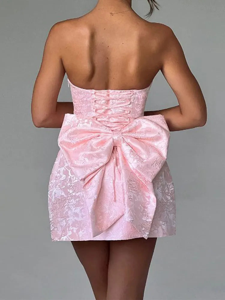 Strapless Bow 🎀 Dress - Luxurise Fashion - 