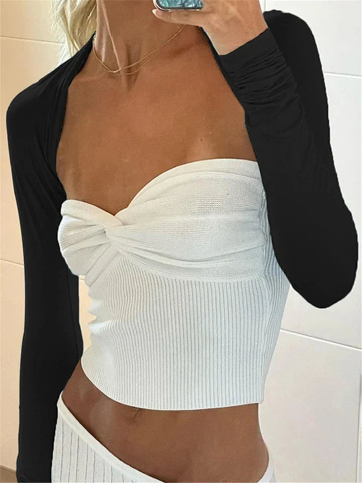 Knitted Tube Tops - Luxurise Fashion - 