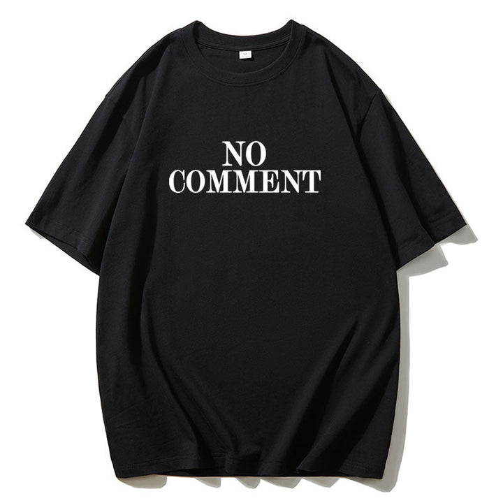 'No Comment' Oversized Tee - Luxurise - no-comment-oversized-tee - 