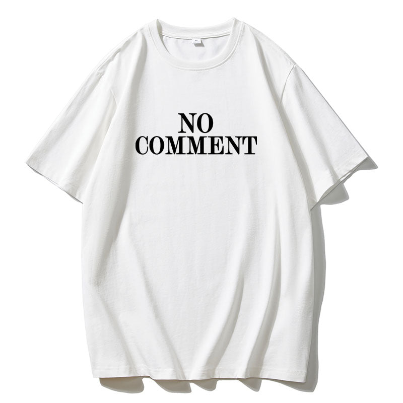 'No Comment' Oversized Tee - Luxurise - no-comment-oversized-tee - 