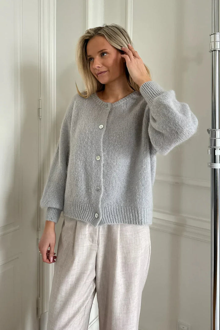 Knitted Vest - Grey - Luxurise Fashion - loungewear