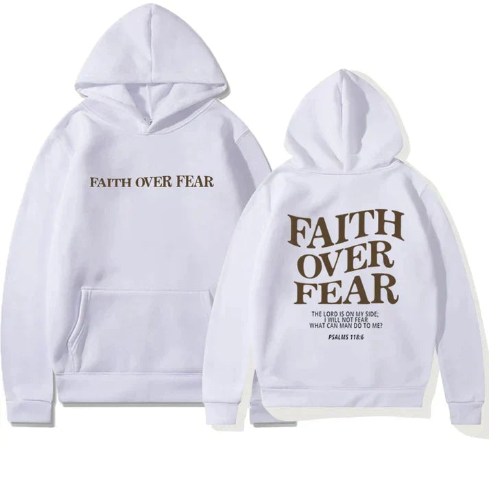 Faith Over Fear Hoodie - Luxurise - faith-over-fear-hoodie - loungewear