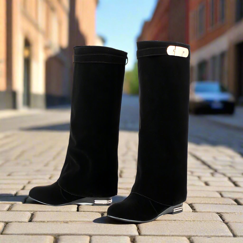 Fall Boots with Lock - Luxurise Fashion - Schoenen