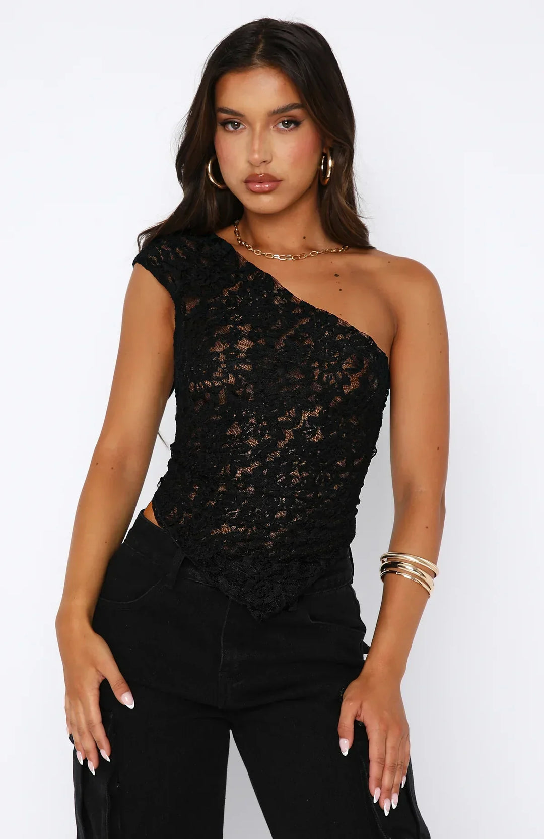 Hailey Lace Top - Luxurise Fashion - Shirts & Tops