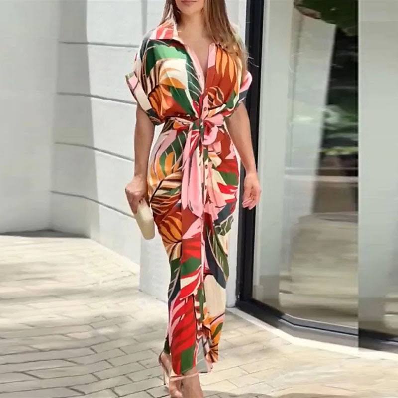 Amalia Luxe Wrap Maxi Dress