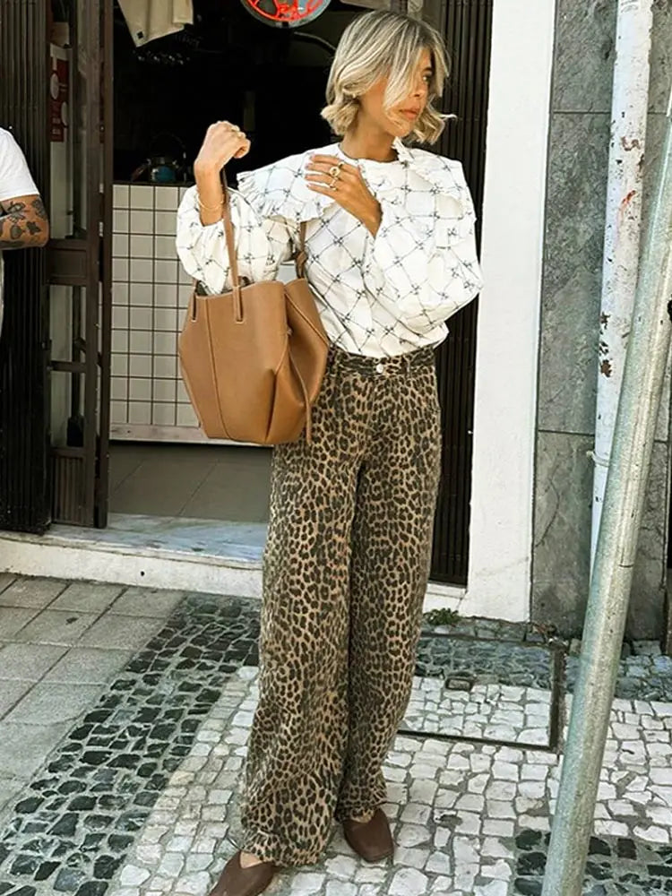 Leopard pants - Luxurise Fashion - 