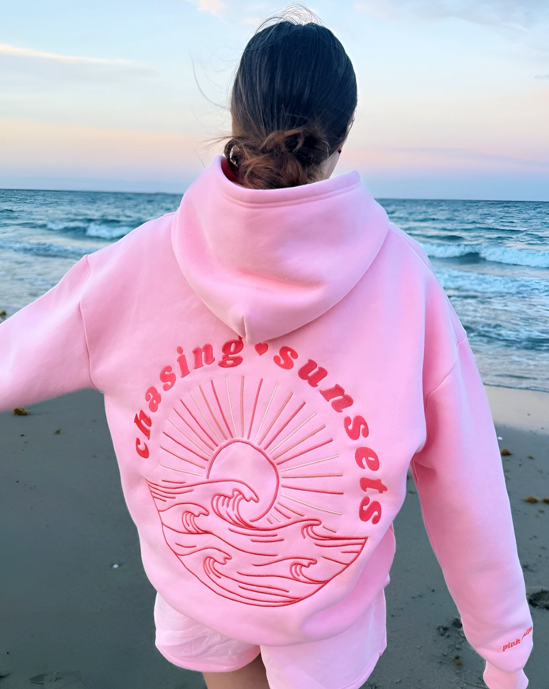 Chasing Sunset Oversized Hoodie - Luxurise Fashion - loungewear