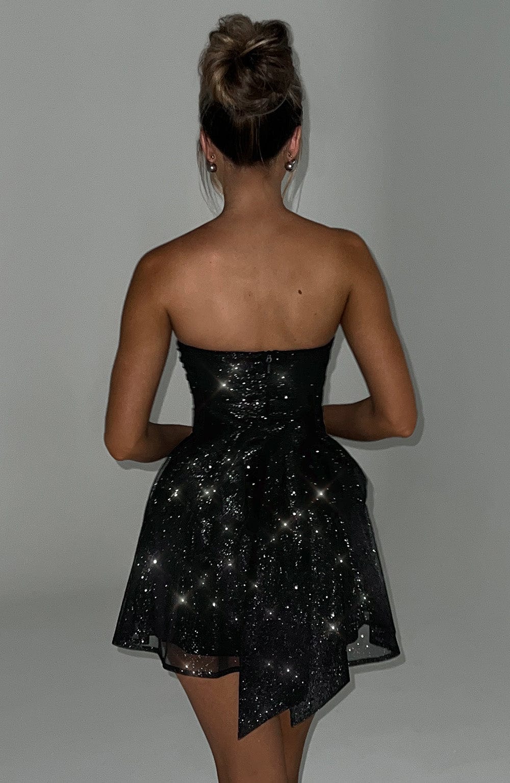 Mini Glitter Dress - strapless - Luxurise Fashion - Dresses & Skirts