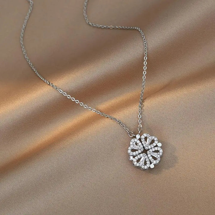 Lucky Clover Hearts Valentine 💝 Necklace - Luxurise Fashion - 