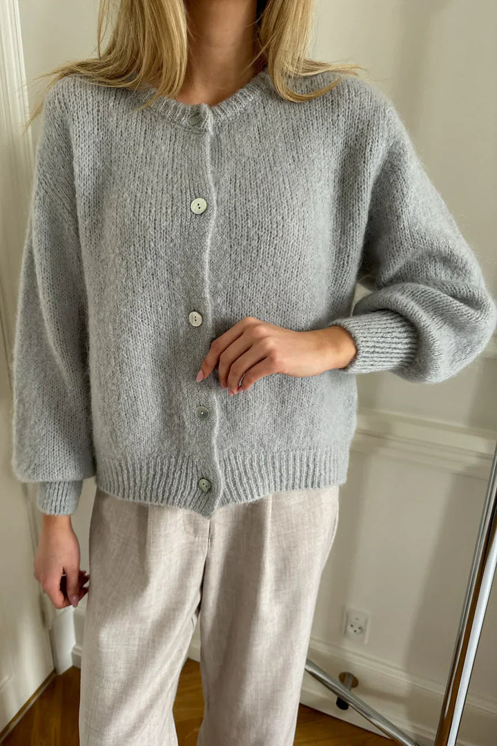 Knitted Vest - Grey - Luxurise Fashion - loungewear