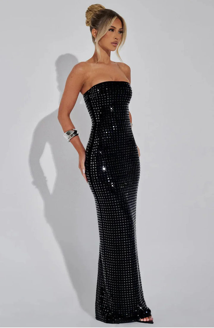 Veah Maxi Dress - Shimmering - Luxurise Fashion - Clothing