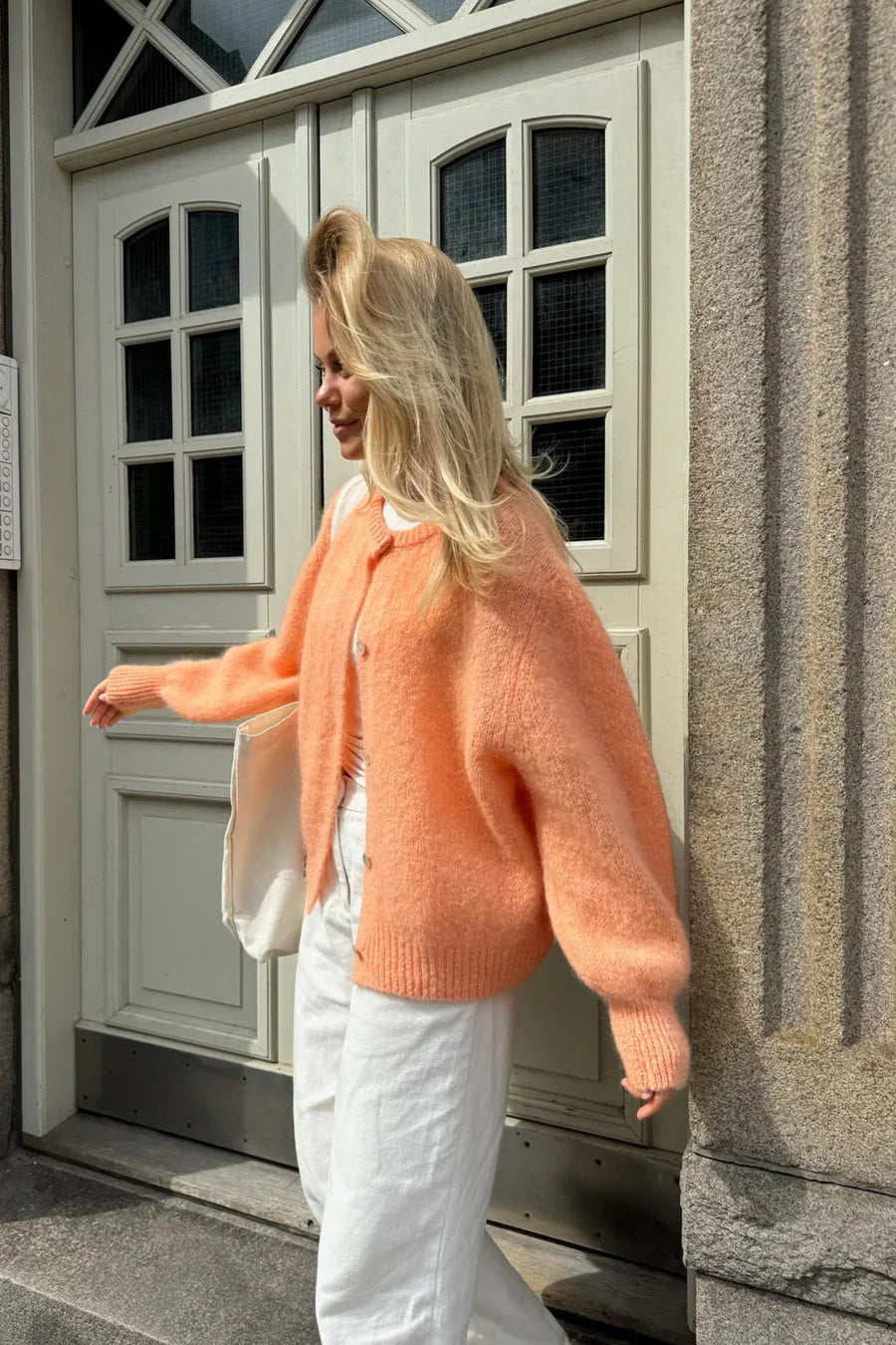 Knitted Vest - Orange - Luxurise Fashion - 