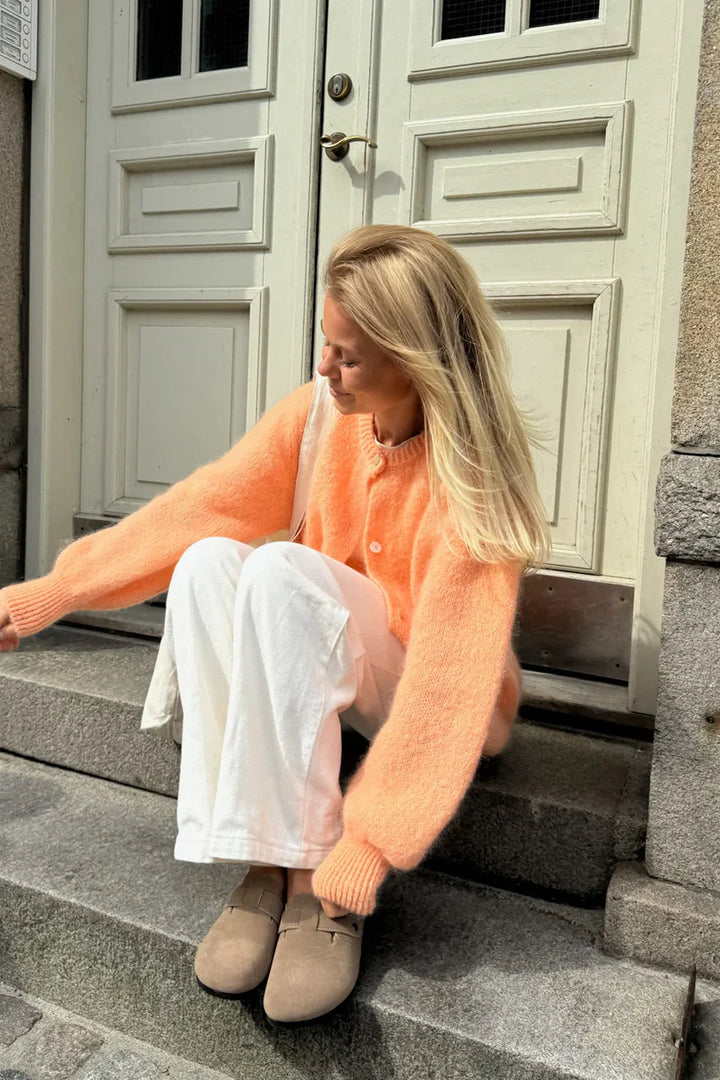 Knitted Vest - Orange - Luxurise Fashion - 